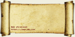 Janko Bošković vizit kartica